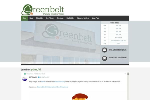 Doctor theme site design template sample