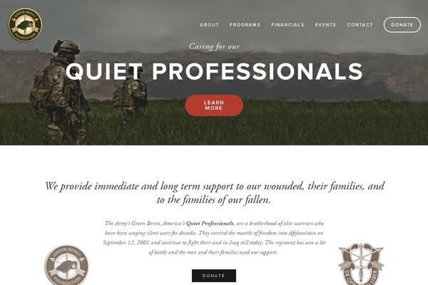 Site using WPFront Scroll Top plugin