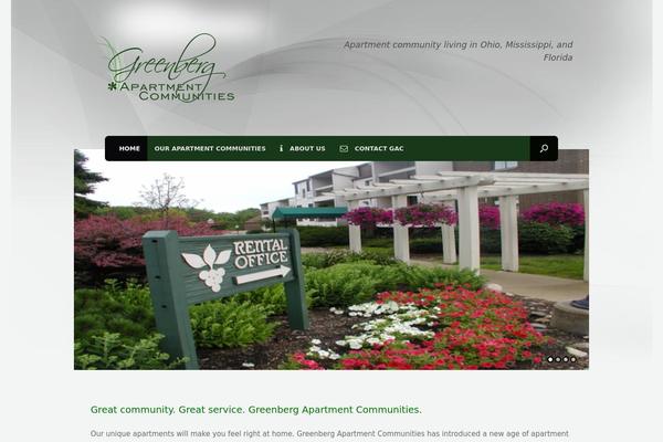 Vantage theme site design template sample