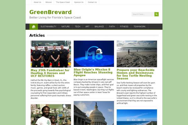 MaidenHair theme site design template sample
