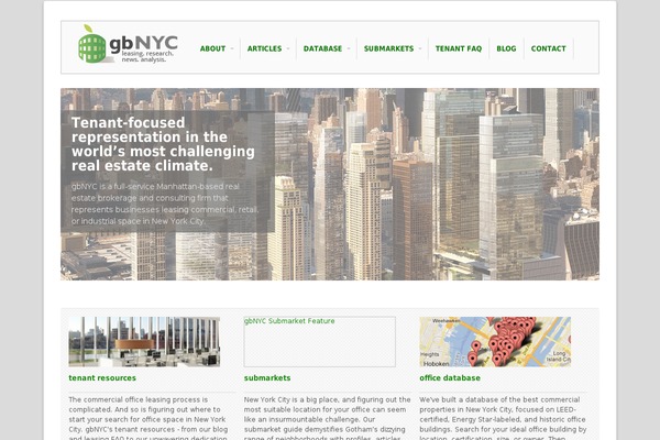 greenbuildingsnyc.com site used Free Blog