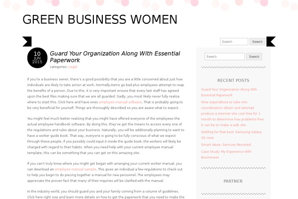 Living Journal theme site design template sample