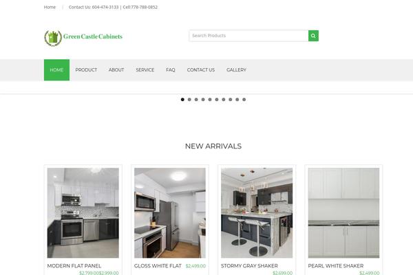 Furniture theme site design template sample