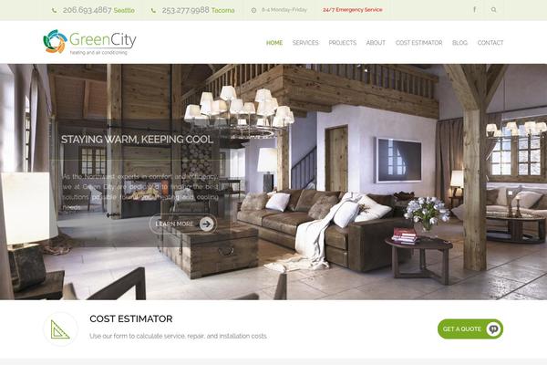 greencityheatingandair.com site used Greencity