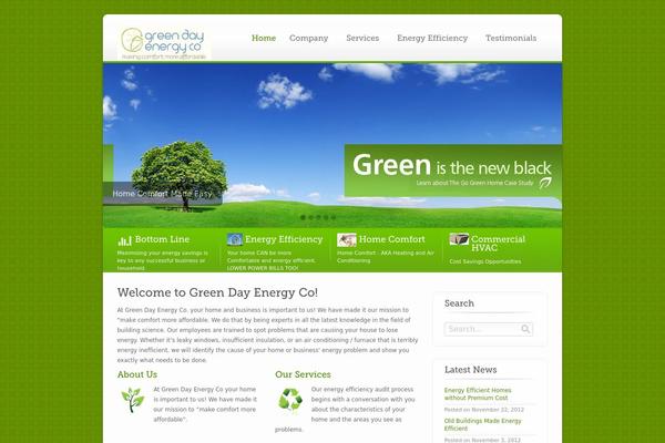 Ecobiz theme site design template sample