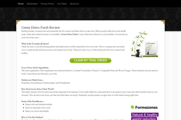 Decor theme site design template sample
