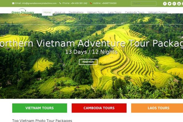 BookYourTravel theme site design template sample