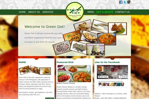 greendotcatering.com site used Greendot