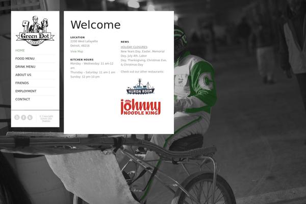 Flashlight theme site design template sample