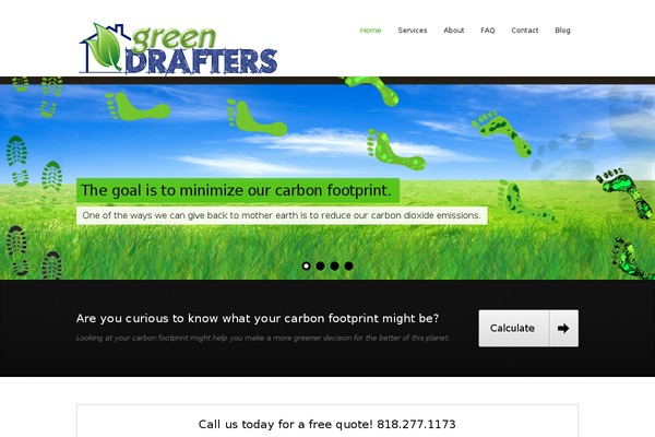 Carbon theme site design template sample
