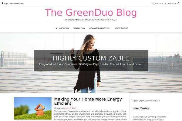 Vogue theme site design template sample