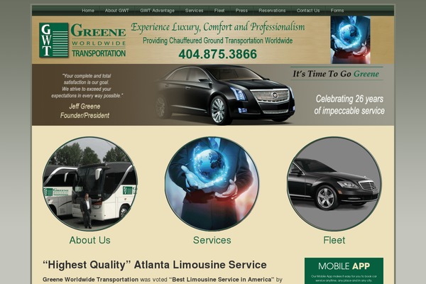 greeneclassiclimousine.com site used Greene