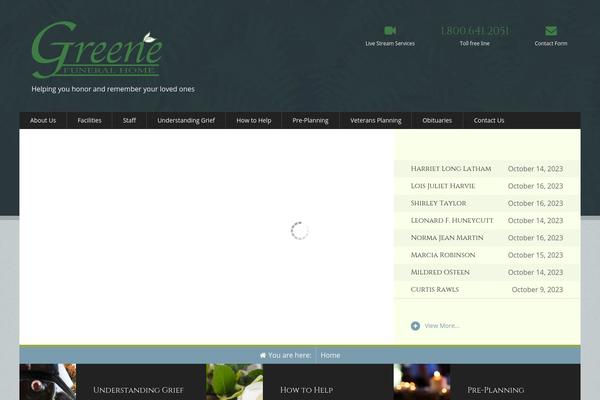 Memorial theme site design template sample