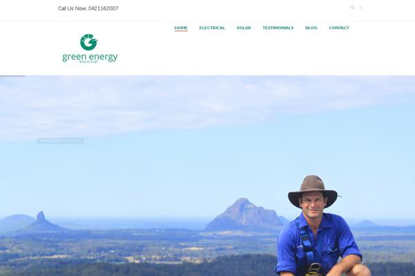 Goodenergy-child theme site design template sample