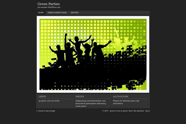 Landscape theme site design template sample