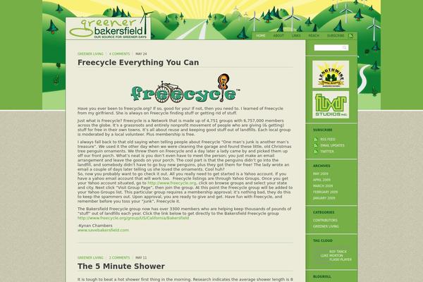 greenerbakersfield.com site used Greener
