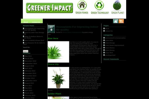 greenerimpact.com site used Limesquash