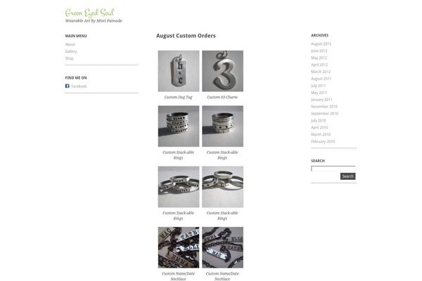 Ari theme site design template sample