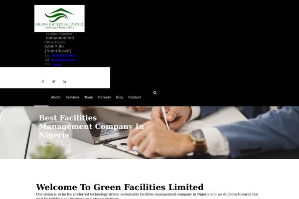 Gradiant theme site design template sample