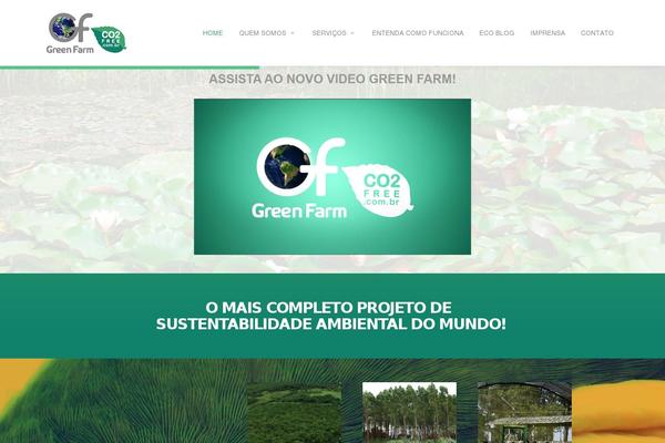 Greenfarm theme site design template sample