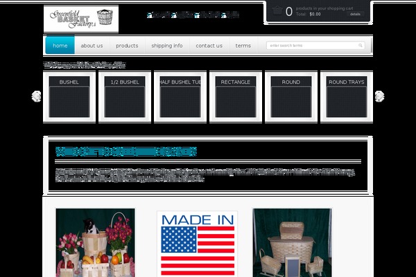 greenfieldbasket.com site used Mazine
