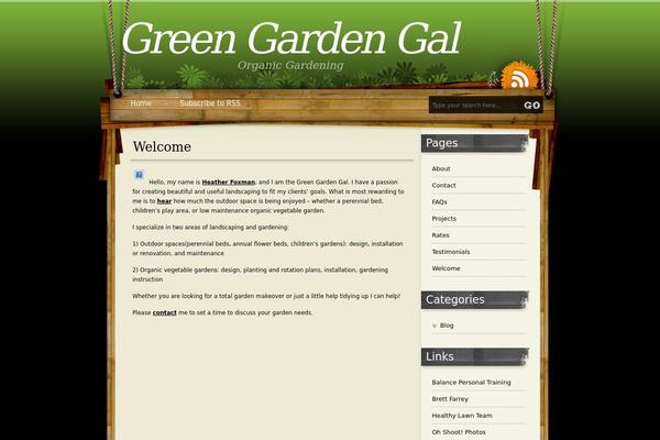 Hanging theme site design template sample
