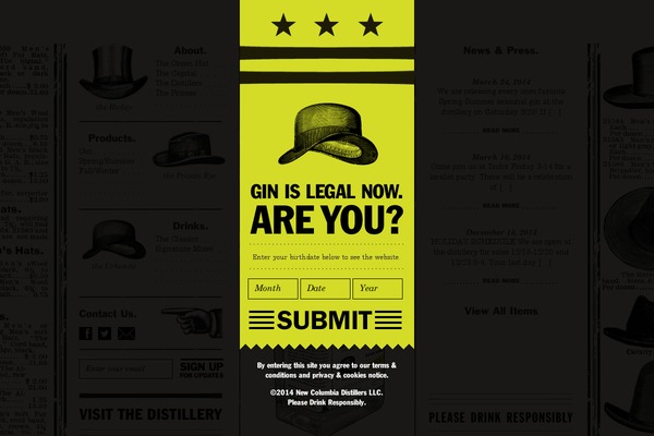 ghg theme websites examples