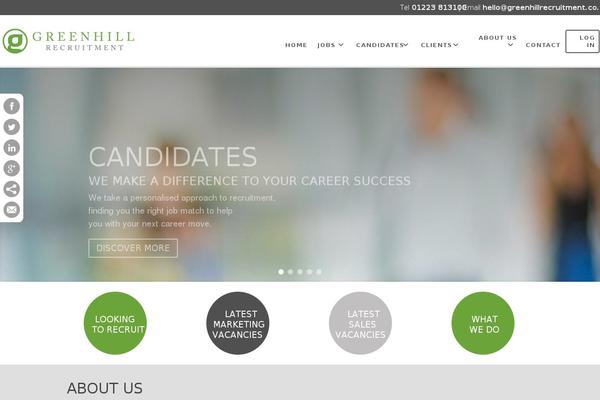 greenhillgroup.com site used Jobify