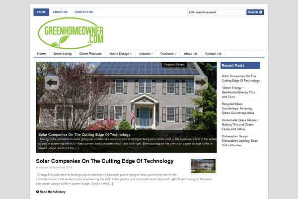 Gazette theme site design template sample