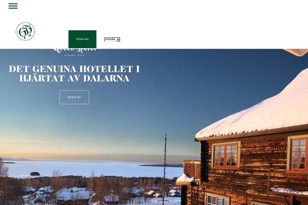 Green theme site design template sample