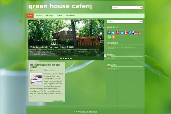 Landscaping theme site design template sample
