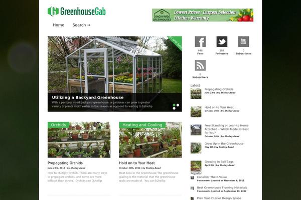 Gonzo theme site design template sample