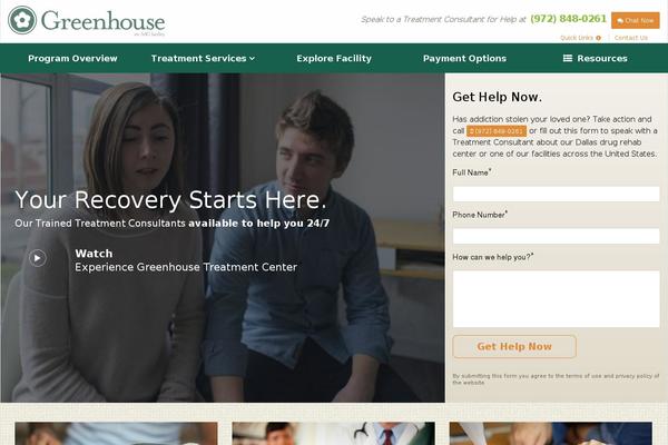 Greenhouse theme site design template sample
