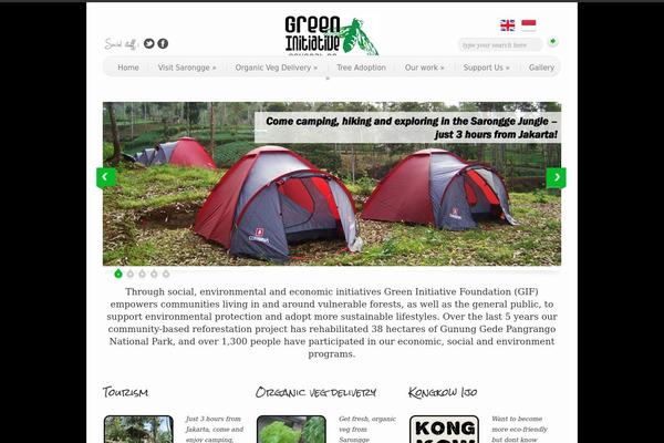 Bright theme site design template sample