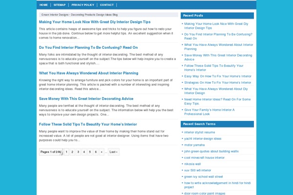 Nyeo theme site design template sample