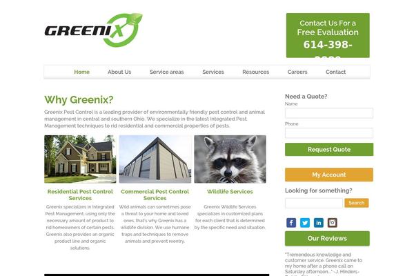 Site using Column Shortcodes plugin
