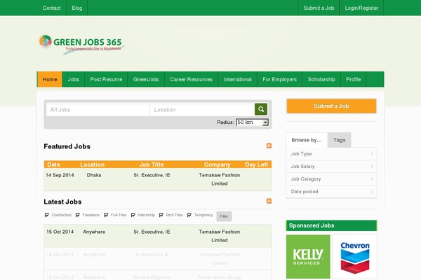 Site using Column Posts plugin
