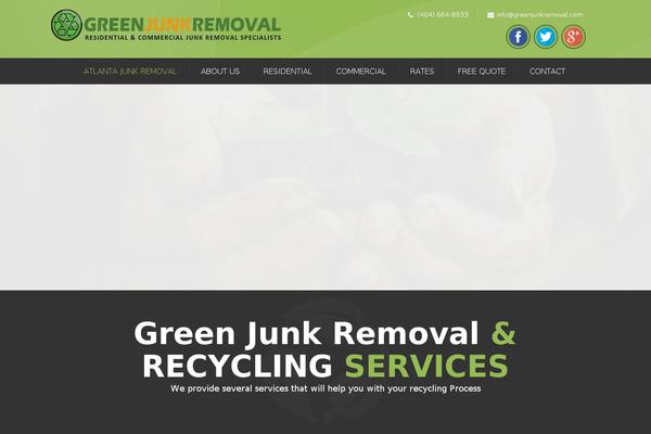 Eco Recycling theme site design template sample