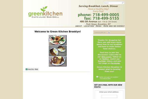 Eco theme site design template sample