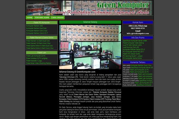 New theme site design template sample