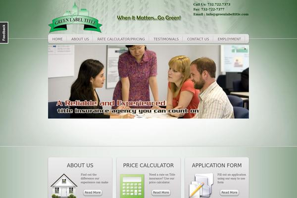 greenlabeltitle.com site used Wd_quickm