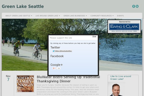 Cirrus theme site design template sample