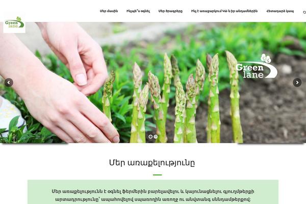 WordPress website example screenshot