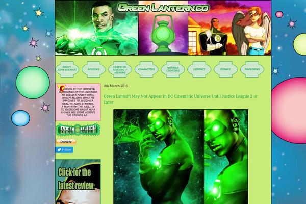 greenlantern.co site used Austere