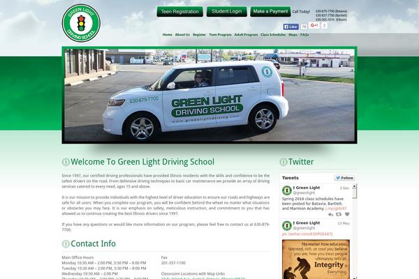 Greenlight theme site design template sample