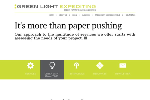 Greenlight theme site design template sample