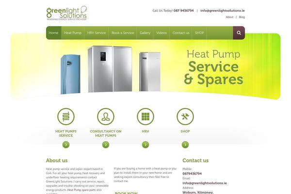 Greenlight theme site design template sample