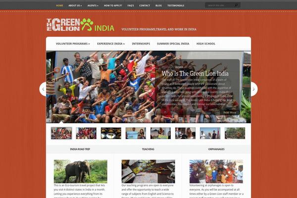 Aggregate theme site design template sample