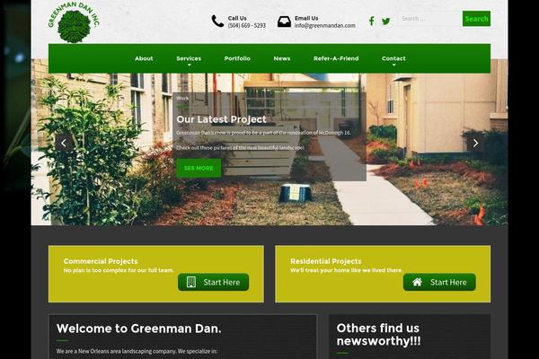 Yootheme theme site design template sample