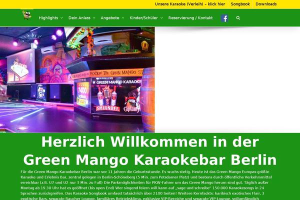 Mango theme site design template sample